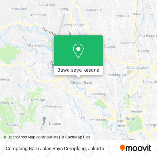 Peta Cemplang Baru Jalan Raya Cemplang