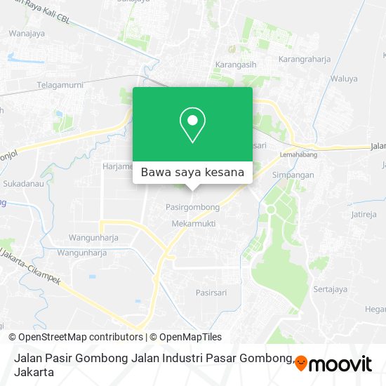 Peta Jalan Pasir Gombong Jalan Industri Pasar Gombong