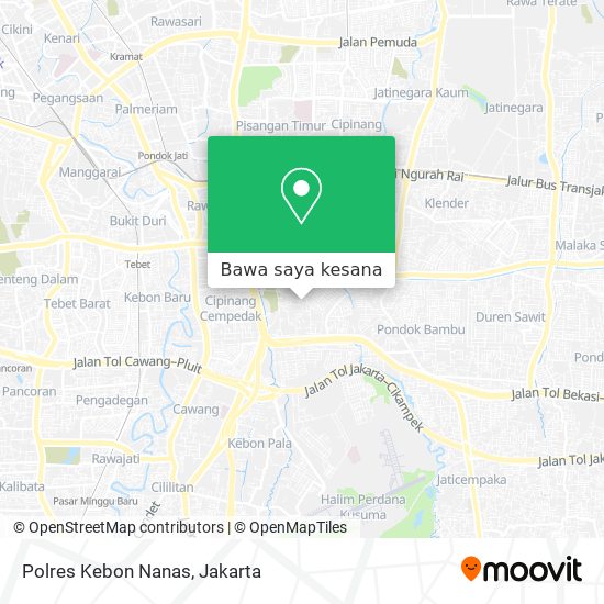 Peta Polres Kebon Nanas