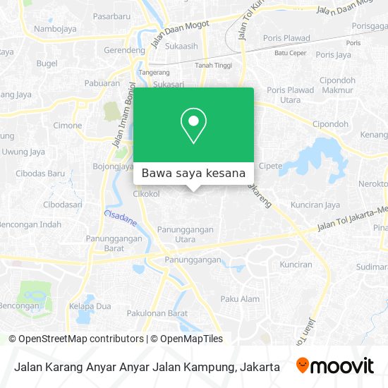 Peta Jalan Karang Anyar Anyar Jalan Kampung