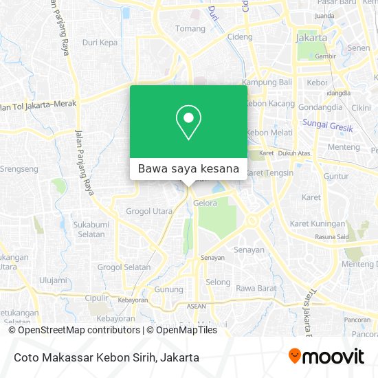 Peta Coto Makassar Kebon Sirih