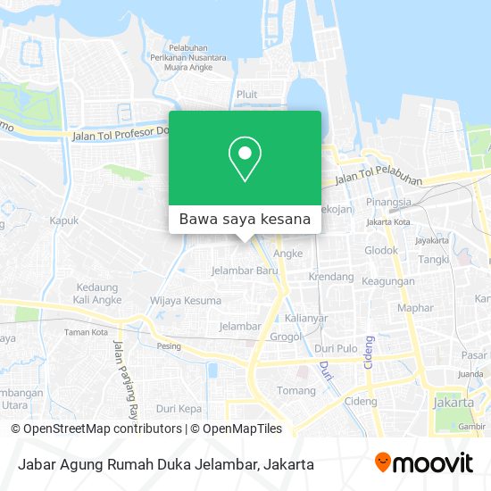 Peta Jabar Agung Rumah Duka Jelambar