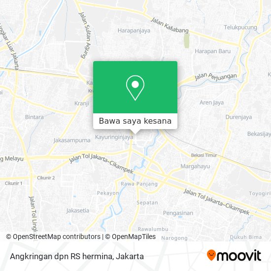 Peta Angkringan dpn RS hermina