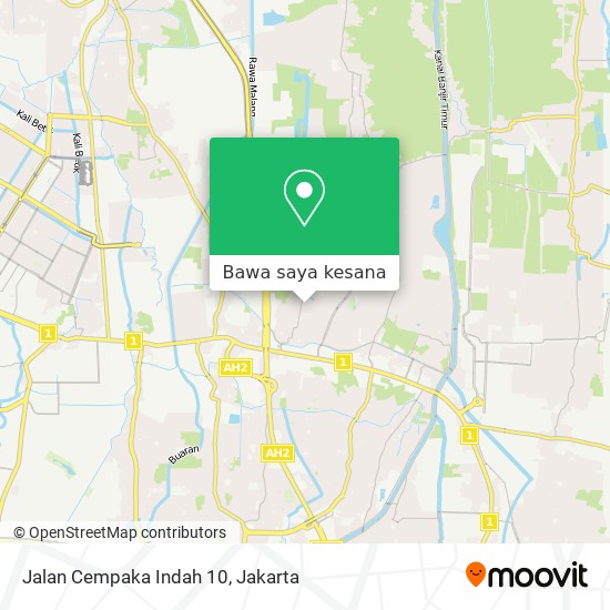 Peta Jalan Cempaka Indah 10