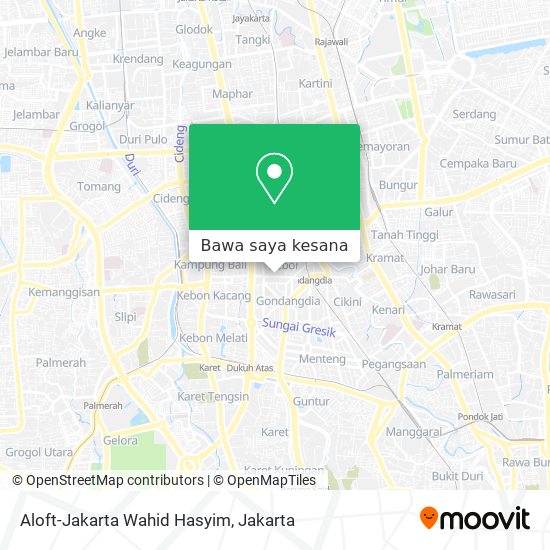 Peta Aloft-Jakarta Wahid Hasyim