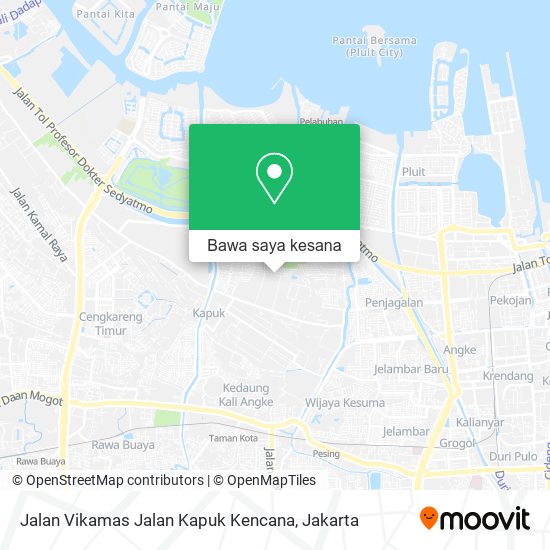 Peta Jalan Vikamas Jalan Kapuk Kencana