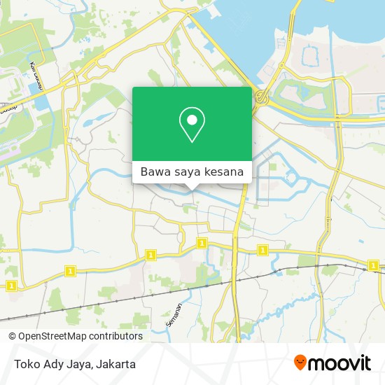 Peta Toko Ady Jaya