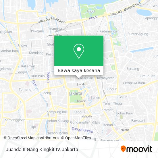 Peta Juanda II Gang Kingkit IV