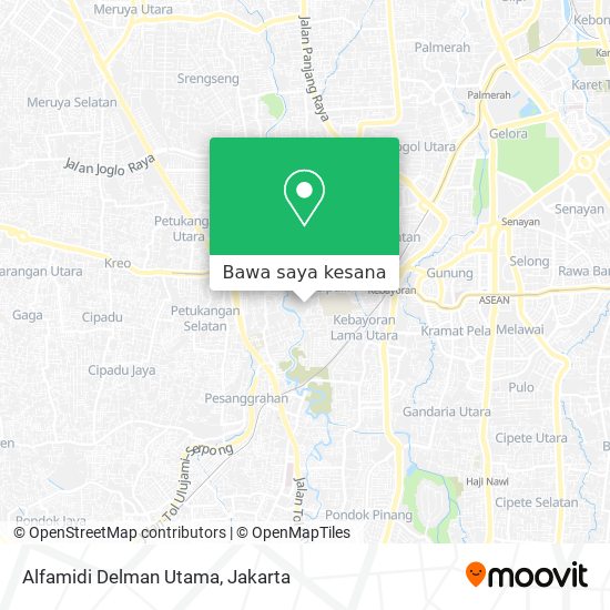 Peta Alfamidi Delman Utama