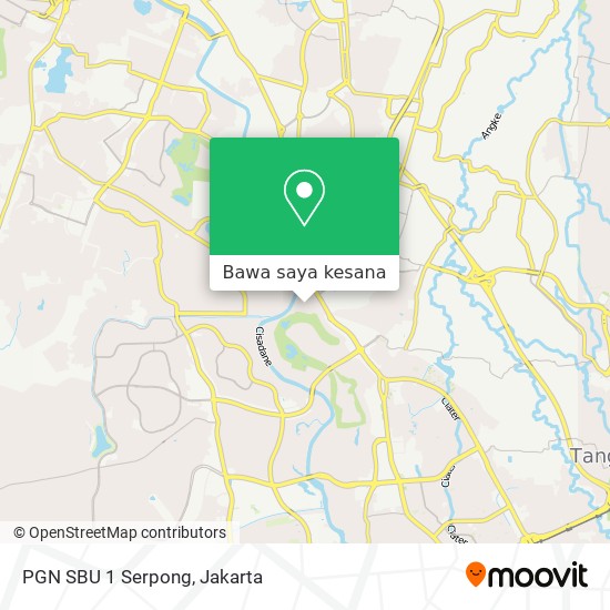 Peta PGN SBU 1 Serpong