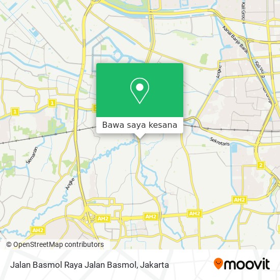 Peta Jalan Basmol Raya Jalan Basmol