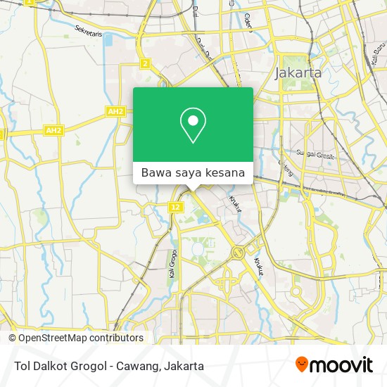Peta Tol Dalkot Grogol - Cawang