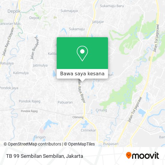 Peta TB 99 Sembilan Sembilan