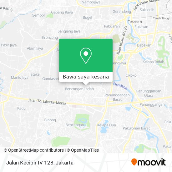 Peta Jalan Kecipir IV 128