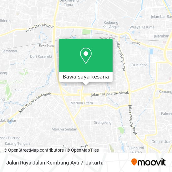 Peta Jalan Raya Jalan Kembang Ayu 7