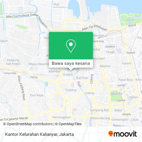 Peta Kantor Kelurahan Kalianyar