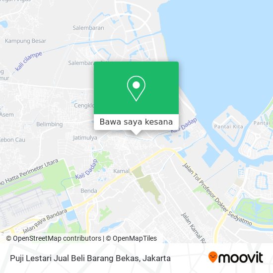 Peta Puji Lestari Jual Beli Barang Bekas