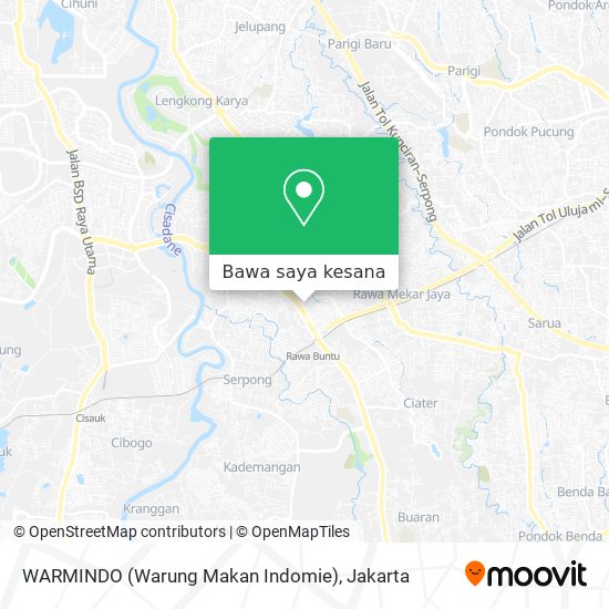 Peta WARMINDO (Warung Makan Indomie)