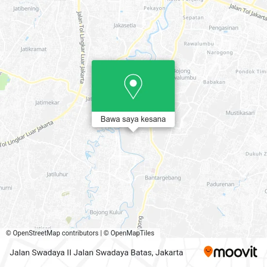 Peta Jalan Swadaya II Jalan Swadaya Batas