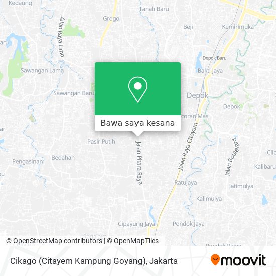 Peta Cikago (Citayem Kampung Goyang)