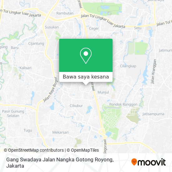 Peta Gang Swadaya Jalan Nangka Gotong Royong