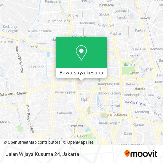Peta Jalan Wijaya Kusuma 24