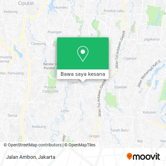 Peta Jalan Ambon