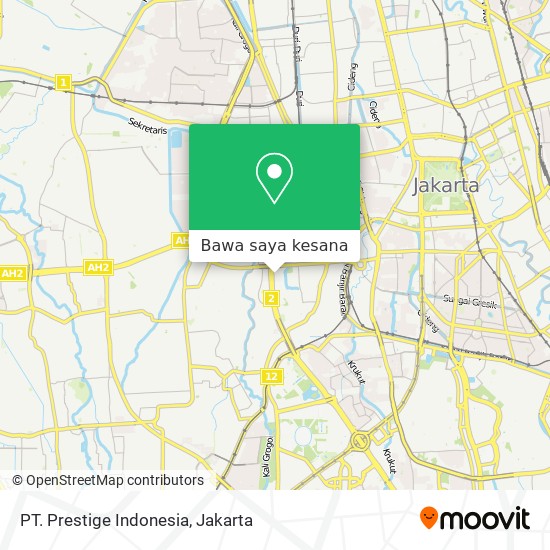 Peta PT. Prestige Indonesia