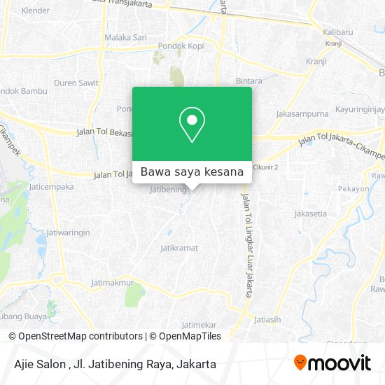 Peta Ajie Salon , Jl. Jatibening Raya