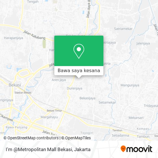 Peta I'm @Metropolitan Mall Bekasi