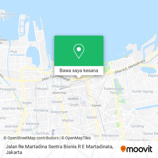 Peta Jalan Re Martadina Sentra Bisnis R E Martadinata