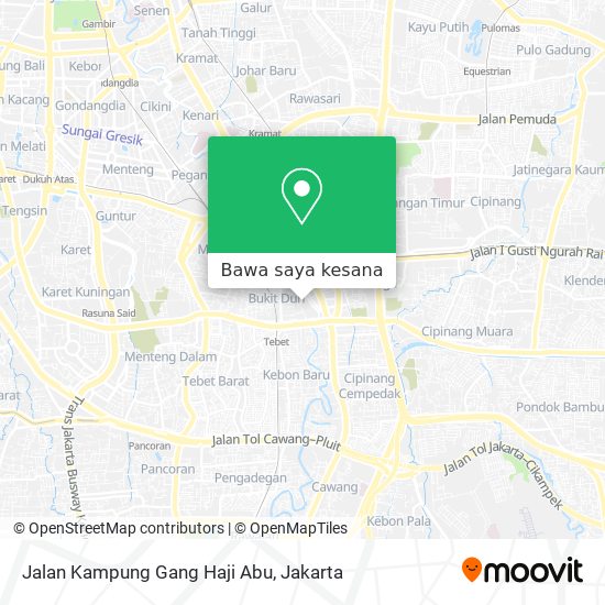 Peta Jalan Kampung Gang Haji Abu