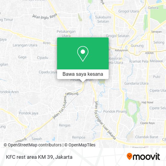 Peta KFC rest area KM 39