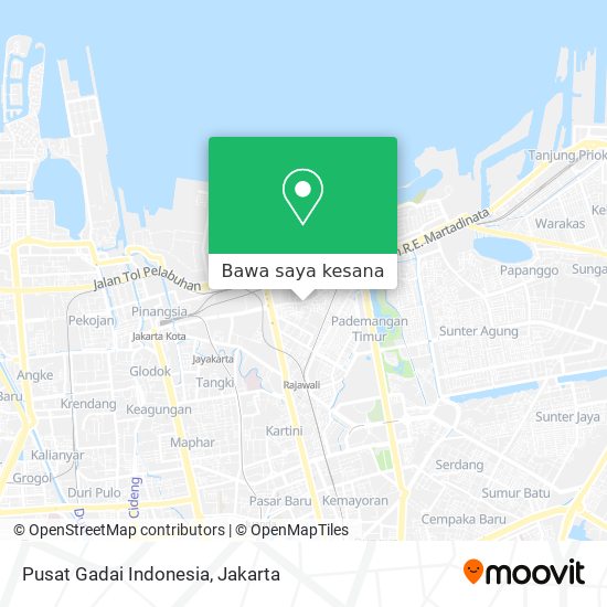 Peta Pusat Gadai Indonesia
