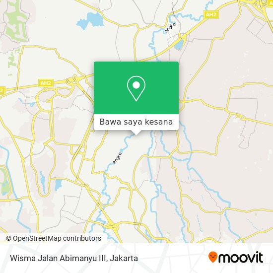 Peta Wisma Jalan Abimanyu III