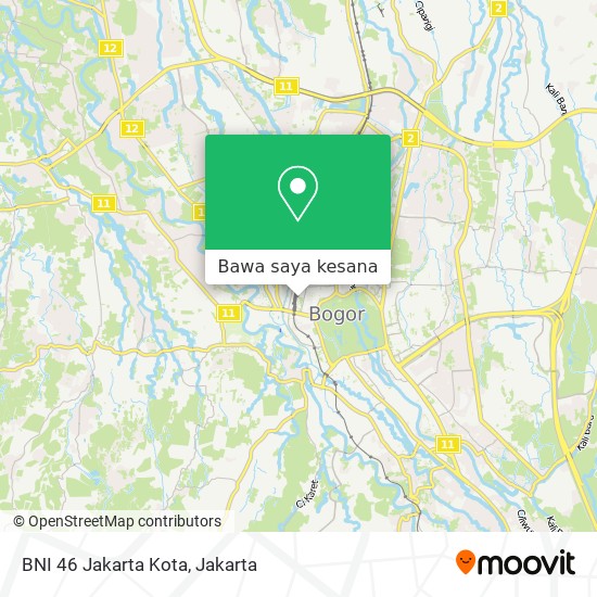 Peta BNI 46 Jakarta Kota