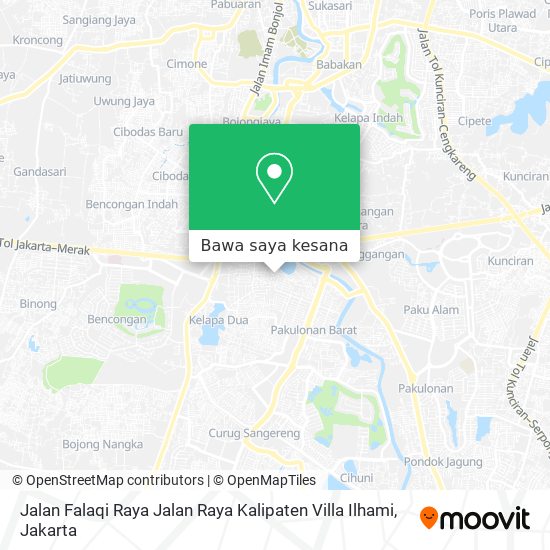 Peta Jalan Falaqi Raya Jalan Raya Kalipaten Villa Ilhami