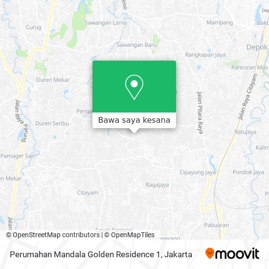 Peta Perumahan Mandala Golden Residence 1
