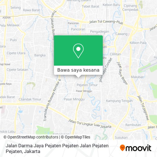 Peta Jalan Darma Jaya Pejaten Pejaten Jalan Pejaten Pejaten