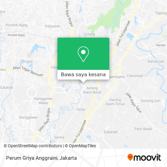 Peta Perum Griya Anggraini
