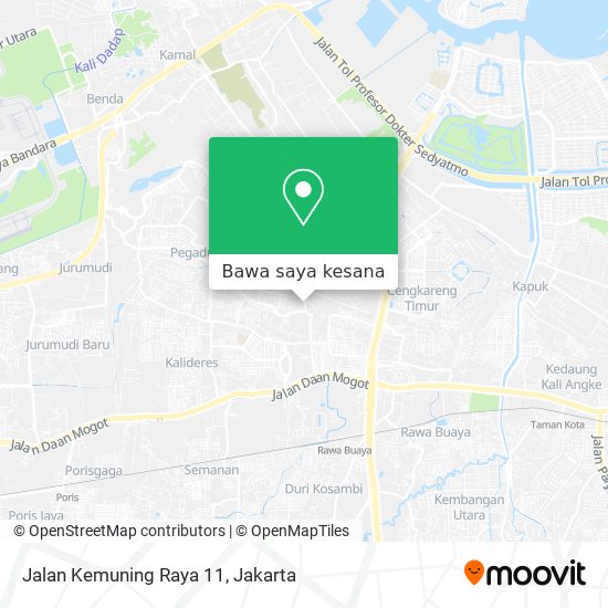 Peta Jalan Kemuning Raya 11