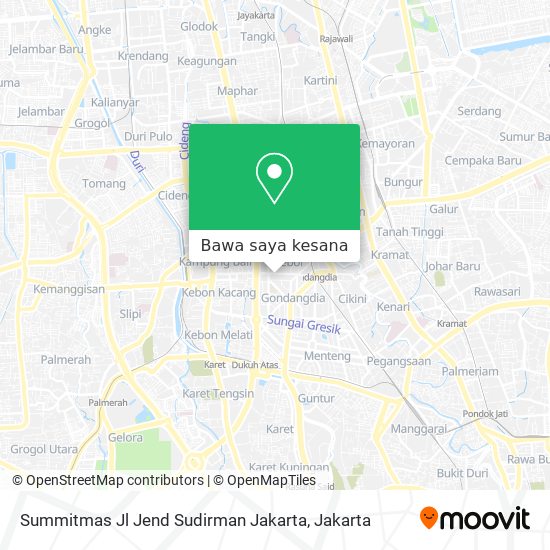 Peta Summitmas Jl Jend Sudirman Jakarta