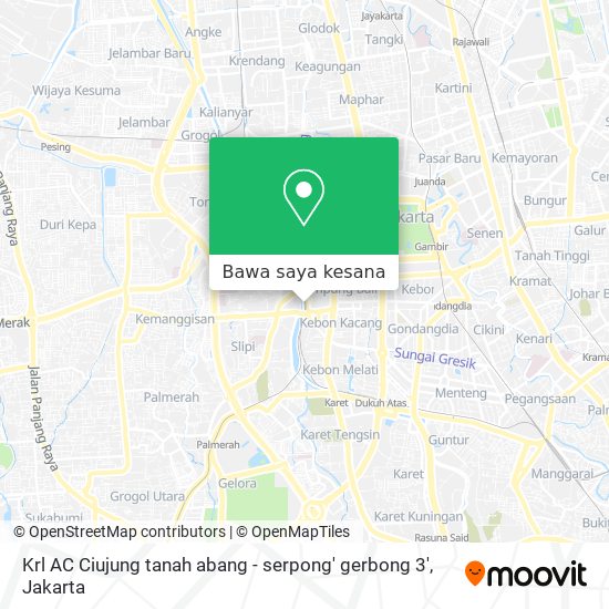 Peta Krl AC Ciujung tanah abang - serpong' gerbong 3'