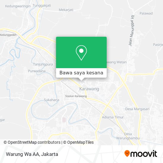 Peta Warung Wa AA