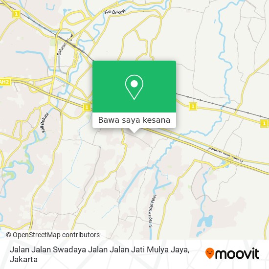 Peta Jalan Jalan Swadaya Jalan Jalan Jati Mulya Jaya