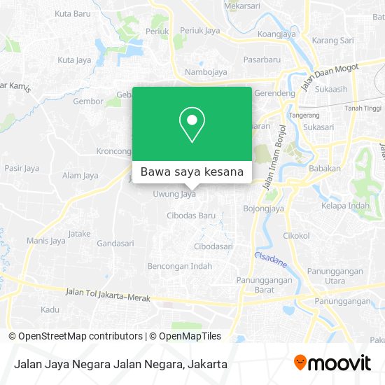 Peta Jalan Jaya Negara Jalan Negara