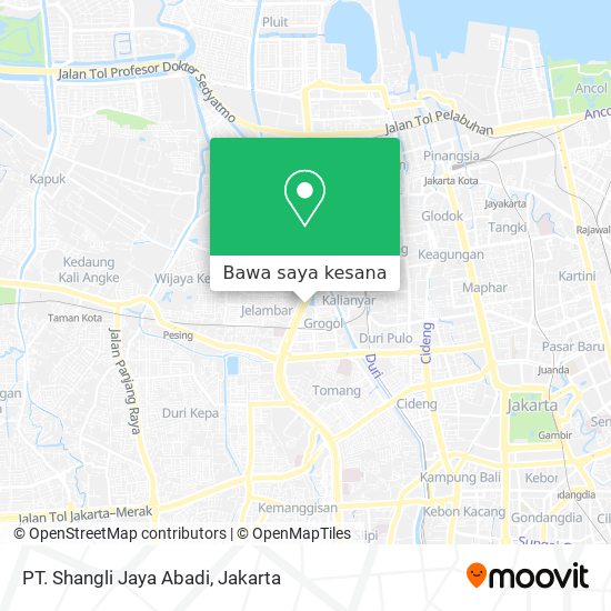 Peta PT. Shangli Jaya Abadi