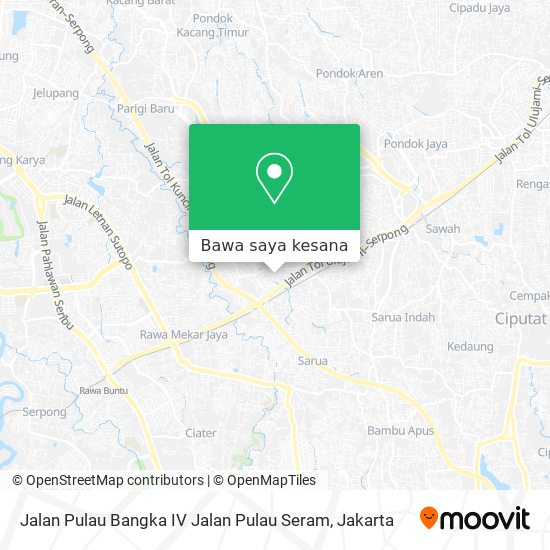 Peta Jalan Pulau Bangka IV Jalan Pulau Seram