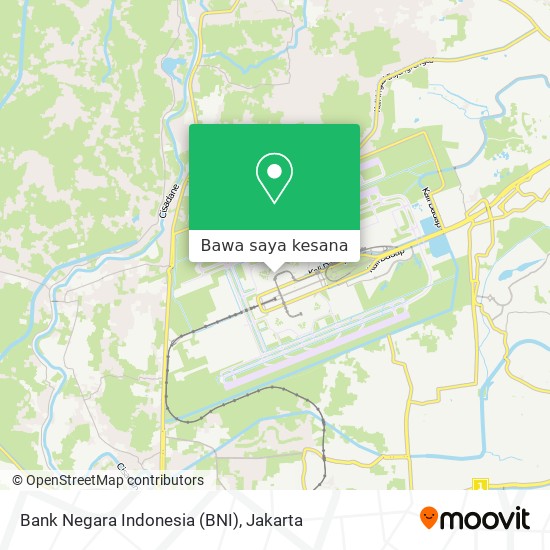 Peta Bank Negara Indonesia (BNI)