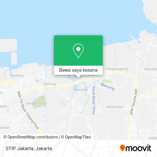 Peta STIP Jakarta